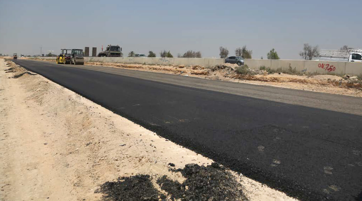 highway road construction in egypt