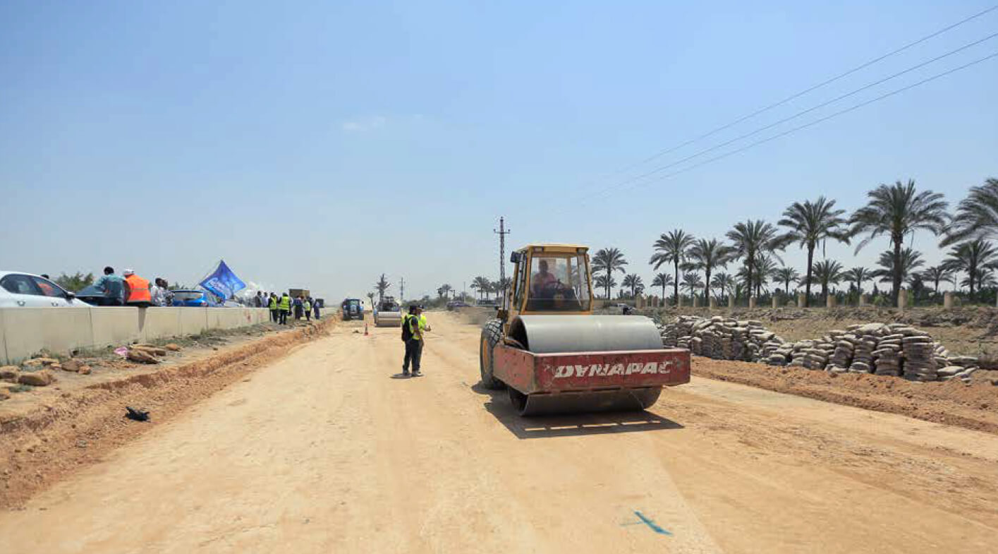 highway road construction process