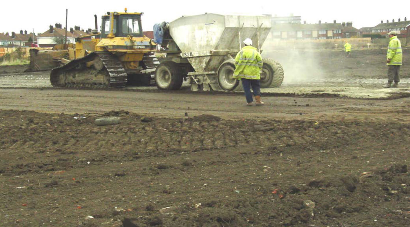 large area soil stablization