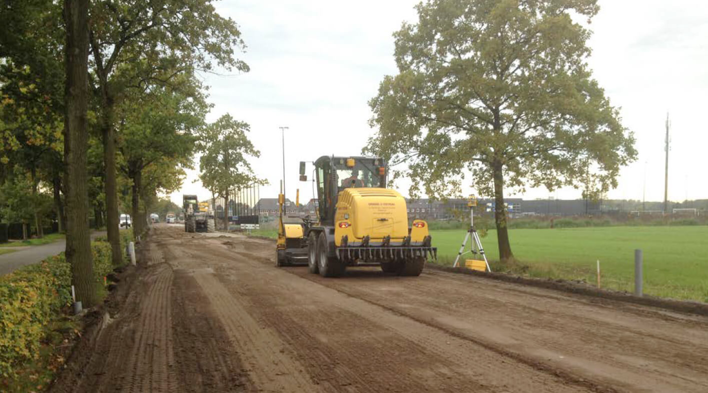 machine stablizing the soil