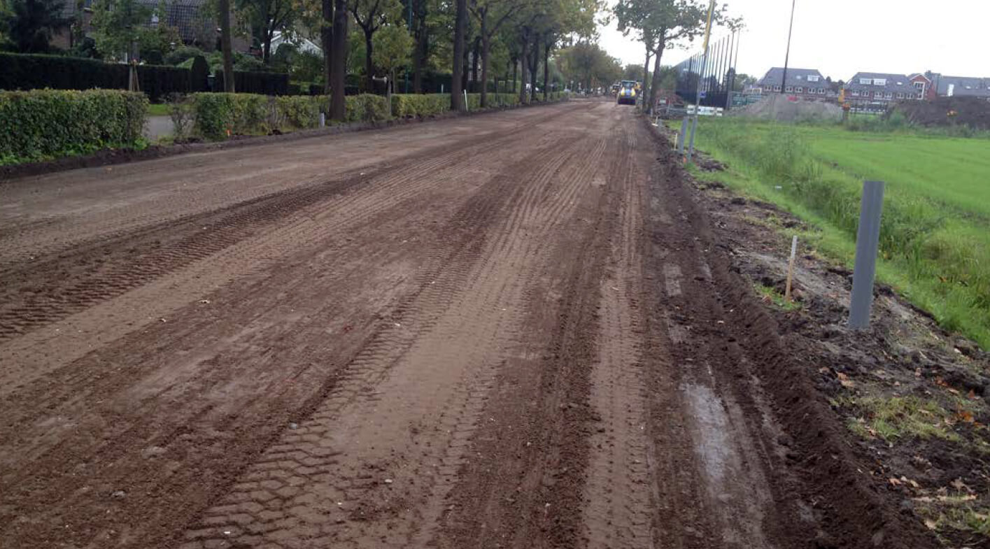 stablized soil for asphalt road