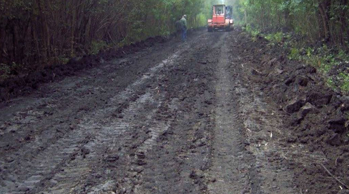steps in road construction