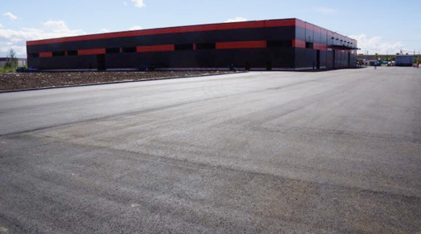 surface of stablized soil