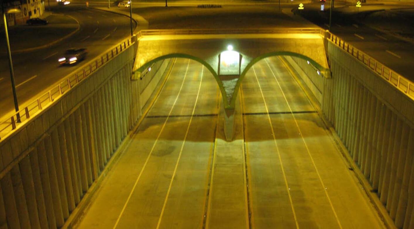 underpass construction in mexico